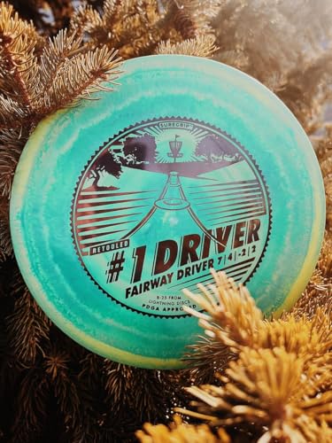 Lightning Disc Golf 3-Disc Set – #2 Upshot (2 | 4 | 0 | 1), #2 Hookshot (6 | 5 | -1 | 2), #1 Driver (7 | 4 | -2 | 2) – Sure Grip Plastic for Beginners - Contains Putter Midrange & Driver