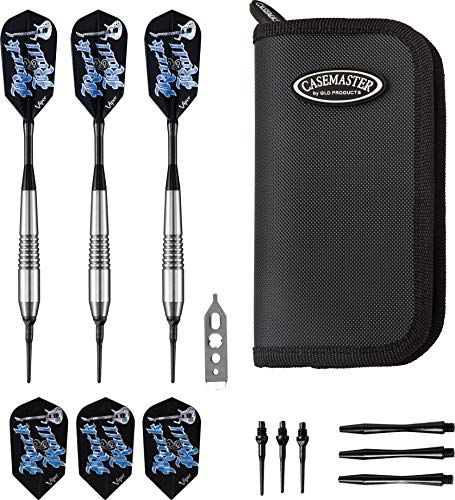 Viper Rock & Roll Soft Tip Darts & Casemaster - color: Black, style: Delux