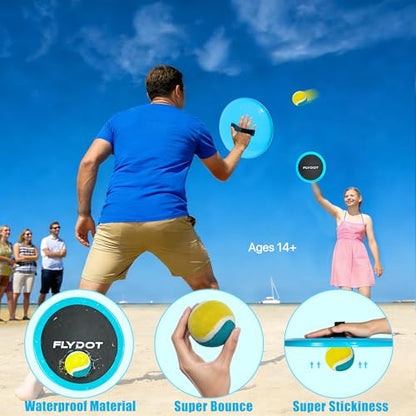 Toss and Catch Ball Game Set for Teenagers and Adults Outdoor Yard Toys for Beach Pool Lawn and Backyard Outside Games for Ages 14 and Up