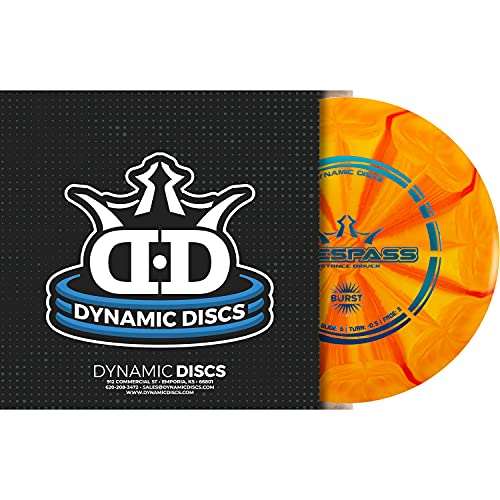 Dynamic Discs Prime Burst Trespass Disc Golf Distance Driver | Overstable Disc Golf Driver | 175g