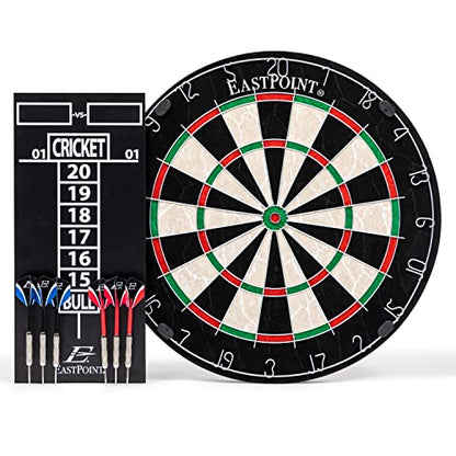 EastPoint Sports Dartboard with Scoreboard Set - Includes 3 Darts