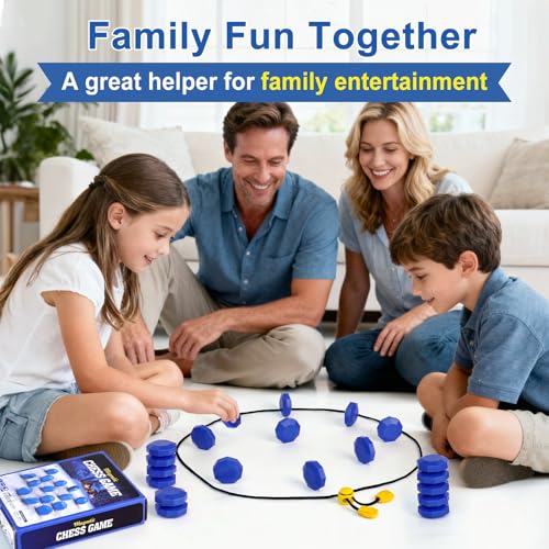 Magnetic Chess Game, Magnet Game with String, Puzzle Strategy Family Games, Party Travel Desktop Game, Kids Gift Education Games