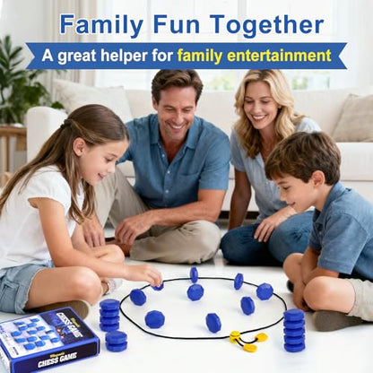 Magnetic Chess Game, Magnet Game with String, Puzzle Strategy Family Games, Party Travel Desktop Game, Kids Gift Education Games