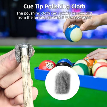 5Pcs Pool Table Cleaning Kit Billiards Pool Table Felt Cleaner Accessories and Equipment Pool Table Brush for Felt Sticky Lint Roller Pool Table Accessories