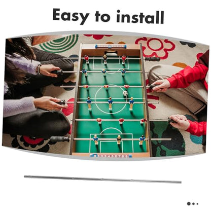 2Pcs Foosball Table Operation Poles Table Soccer Machine Rods for Teens and Adults Comfortable Grip for Enhanced Gameplay Easy Setup Compatible with Various Table