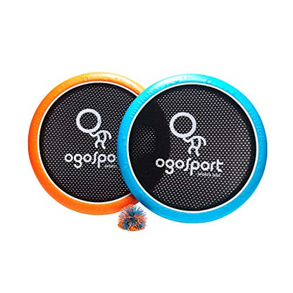 OgoSport OgoDisk Max XL Disc Set - Large 15 Inch Disks with OgoSoft Rubber Ball - Outdoor Bouncy Disk Game for Lawn & Pool - Throw, Toss & Catch - Kids & Adults 4+