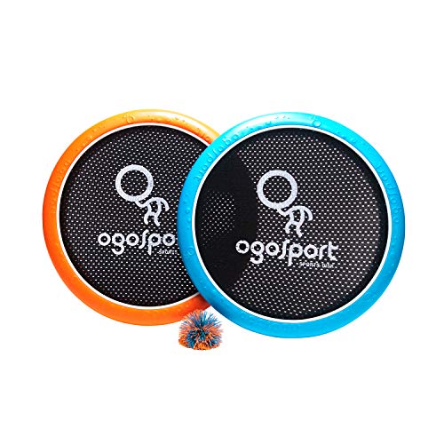 OgoSport OgoDisk Max XL Disc Set - Large 15 Inch Disks with OgoSoft Rubber Ball - Outdoor Bouncy Disk Game for Lawn & Pool - Throw, Toss & Catch - Kids & Adults 4+
