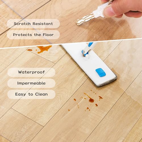 ALAIAS Office Chair Mat for Hardwood Floor 1.5mm Thick Durable Clear PVC Desk Chair Mat Under Desk Computer Gaming Chair Mat Wood/Tile Protection Mat Non-Slip Not Stuck Wheel (Size : 16x43) - size: 16x43"