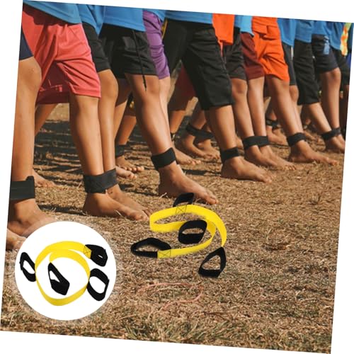 LIOOBO 2pcs Outdoor Legged Race Bands for Boy Girl Adults Team-Building Game for Birthday Parties Field Day Carnival Events Promotes Teamwork Communication Skills