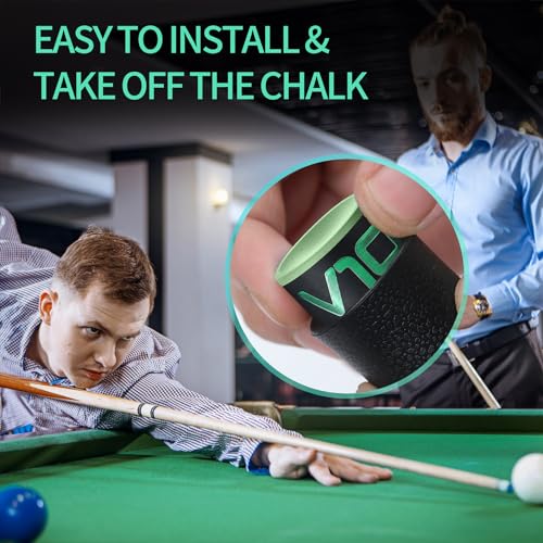 TAOM Chalk Holder, Pool Chalk Holder, Pool Cue Chalk Holder, Billiards Accessories and Equipment for TAOM V10 Chalk, TAOM Pyro and Generic Cue Chalk as Pocket TAOM Round Chalk Holder