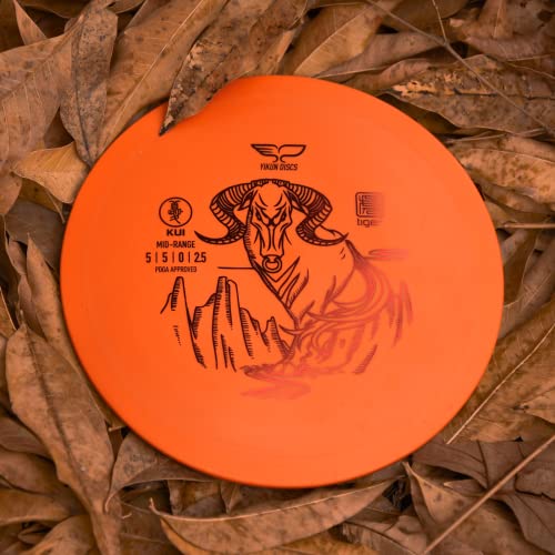 Yikun Midrange Disc Golf Disc-Overstabel Golf Mid-Range,PDGA Approved Great for Competition,Leisure and Entertainment - color: orange