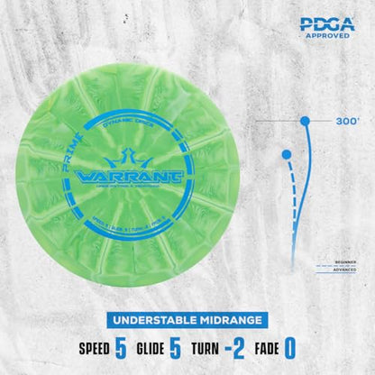 Dynamic Discs Prime Burst 6 Disc Golf Set | Includes Putter, 2X Midrange, 2X Fairway & Driver | Disc Golf Accessories for Beginners | 170-176g | Beginner Pack for Amateurs - size: 6 Pack