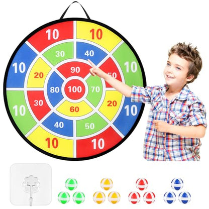 Accmor 29" Large Dart Board for Kids, Kids Dart Board with Sticky Balls, Boys Toys, Backyard Indoor Outdoor Fun Party Play Game Toys Gifts for Boys Girls