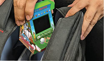 My Arcade All Star Stadium Nano Player- Portable Mini Arcade Machine with 207 Retro Games, 2.4" Screen, Green, Tiny Arcade - style: All Star Stadium