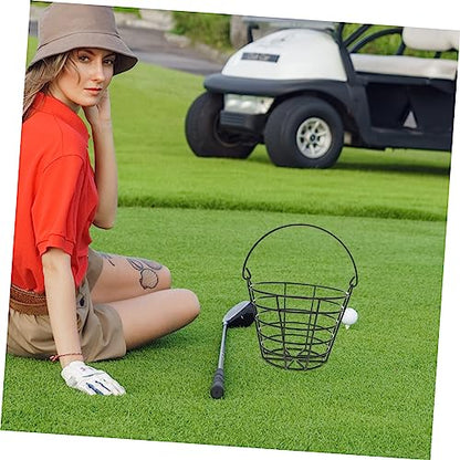 LIOOBO 1pc Golf Basket Golf Ball Basket Golf Ball Dispenser Golf Ball Tray Mens Golf Range Basket Golf - color: Dark Green