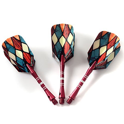 CUESOUL 22/24/26 Grams Tungsten Steel Tip Darts Set 95% Tungsten - color: 24 Grams-Case