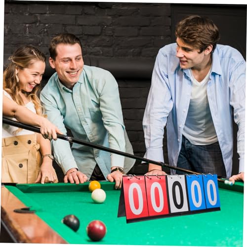 Outanaya Sports Scoreboard Basketball Portable Flip Scoreboard Tabletop Soccer Football