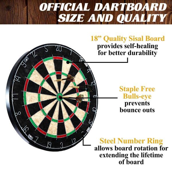 BARRINGTON 90 Inch Ball and Claw Leg Billiard Pool Table with Bonus Cue Rack and Dartboard Set (Red)