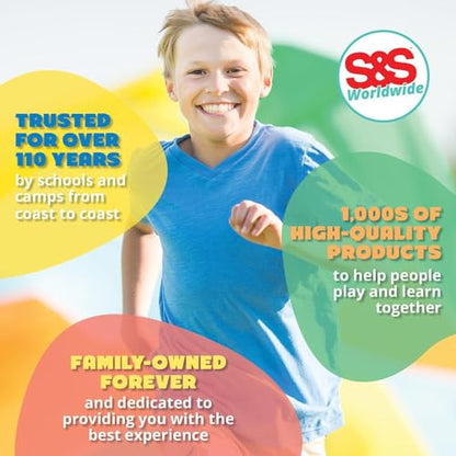 S&S Worldwide Lightweight, Portable Floor Basketball with Ball.