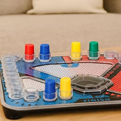 Trouble Board Game Replacement Parts - 16 Piece Set (Red, Green, Blue, Yellow) - Movers, Pawns & Pegs
