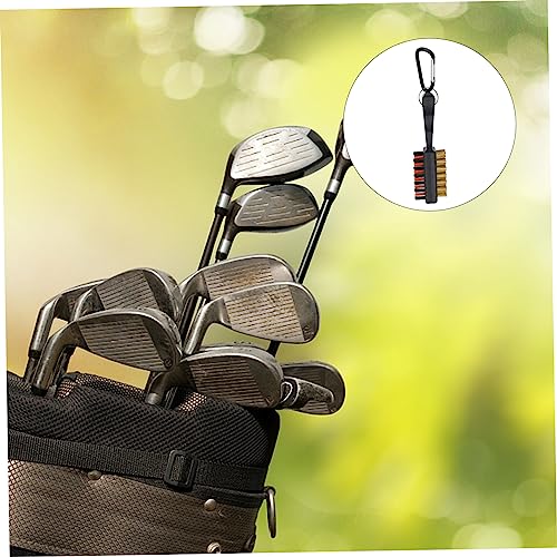 balacoo Double-Sided Golf Club Cleaner Brush with Wire and Bristles Lightweight and Portable Golfing Tool for Efficient Groove Cleaning and Easy Carrying