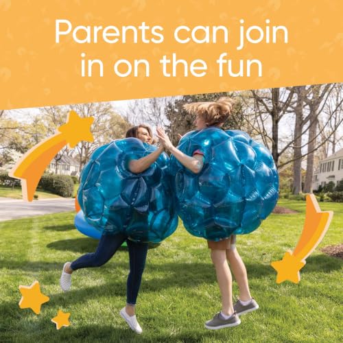 HearthSong Bumper Balls - Wearable Human Bubble Ball, Durable Body Bubble Suit Sumo Balls for Bouncing and Tumbling, Ideal for Fun Outdoor Games (2 Pack) - size: 36" Diameter - V2