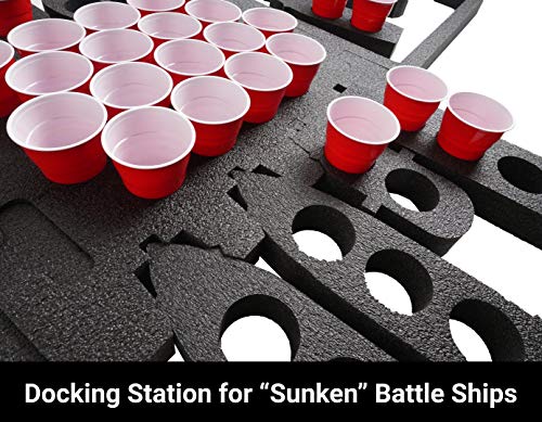 Case Club Floating Beer Pong (Heavy Duty Foam) - style: Battle Ship