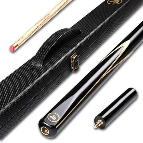 3/4 Snooker Billiard Pool Cue Sticks 58 Inch Professional Billiard Cue Stick, Pool Sticks Case Set 10mm Cue Tips