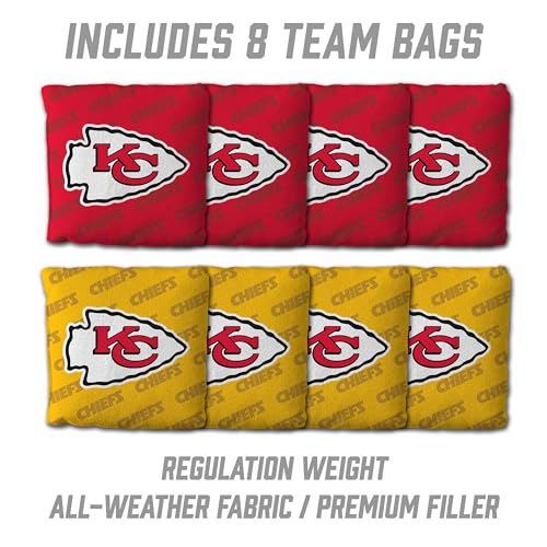 YouTheFan NFL 2’ x 4’ Professional Wood Cornhole Game with Logo Bags