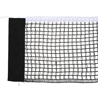 Table Tennis Net Replacement, Ping Pong Net String Tension Equipment Accessories Polyester Cotton for Indoor Outdoor, Black