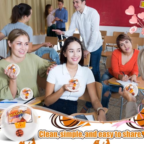 12 Set End of Year Student Gifts Basketball Party Favors Mini Basketball Handheld Shoot Score Hoop Game Classroom Rewards Carnival Prizes Party Supplies Exchange