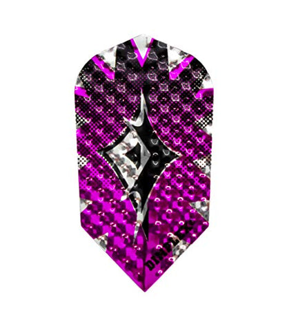 Sure Grip Viper Purple Soft Tip Darts with Dart Case & Accessories Choice of Flights 16 or 18 Grams Plus I Love Darts Bracelet (Dimplex Metallic, 18)