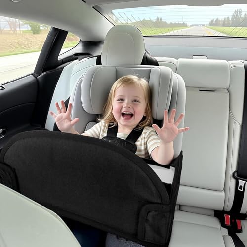 Kids Travel Tray for Toddler Car Seat, Lap Tray for Girl Activities with Dry Erase Board & Cooler Cup Holder, Road Trip Essentials Accessories with No-Drop Large Tablet iPad Holder Stand,2Pc Black - color: Black-2PCS
