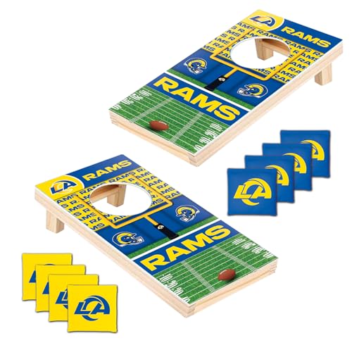 MasterPieces Officially Licensed NFL Tabletop Cornhole for Adults - style: Los Angeles Rams