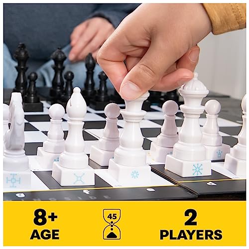 Spin Master Games, Chess Made Simple, Learn to Play Strategy Board Games for Beginners, Chess, 2 Players, for Kids Ages 8 & Up - size: 1, style: Chess Made Simple
