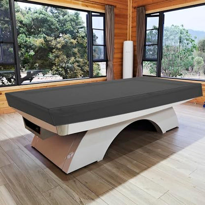 Pool Table Cover Waterproof Billiard Table Cover 7FT /8FT Tearproof Pool Table Protector Heavy-Duty 210D Oxford Cloth Snooker Table Dust Cover Machine Billiard Table Protector for Pool Table