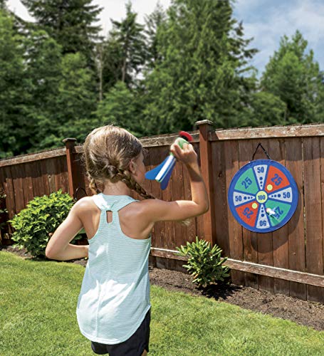 Toysmith Aimin' Ace Indoor/Outdoor Dart Game for Boys Girls Party Game, Backyard or Game Room
