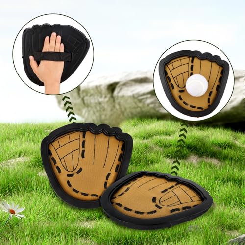 Outdoor Pool Beach Toys for Kids Outdoor Yard Backyard Game for Adult and Family, Toss and Catch Ball Set with 2 Paddles 4 Sticky Balls, Outside Toys Game for Kids 3 4 5 6 7 8+ Year Old