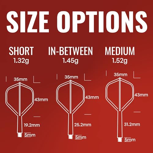 Shot! Darts Flight Deck One Piece Dart Flight and Shaft System, Reduced Deflections, Standard Shaped Flight (350 Micron) Available in Set of 3 - color: Blue, size: Medium