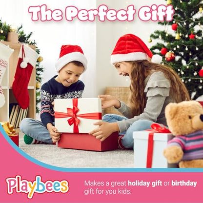 Playbees Large Dart Board for Kids 29" – Sticky Ball Dart Game for Boys & Girls – Indoor/Outdoor Safe Hanging Dartboard – Fun for Ages 3–12 – Perfect Christmas
