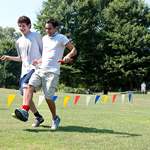 Hooqict 10Pcs 3 Legged Race Bands for Outdoor Party Group Games - Kid Adult Three Legged Race Birthday Party Carnival Field Day Relay - Gym Class Team Building Supplies Family Fun Activity