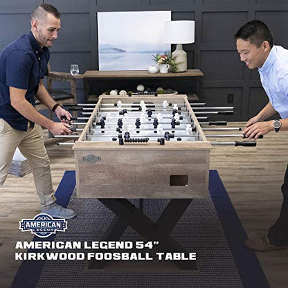 American Legend Foosball Tables - Modern Design - Official Size Playfield - Kirkwood and Manhattan Styles - color: Kirkwood