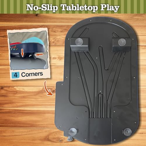 Kids Pinball Machine — Tabletop Arcade Game with Obstacles, Pull-Rod Launcher, Flippers, Scoring Targets, Pins & Mini Hoop, 1-2 Player Mini Pinball for Kids Ages 3+ - style: Sport Pinball