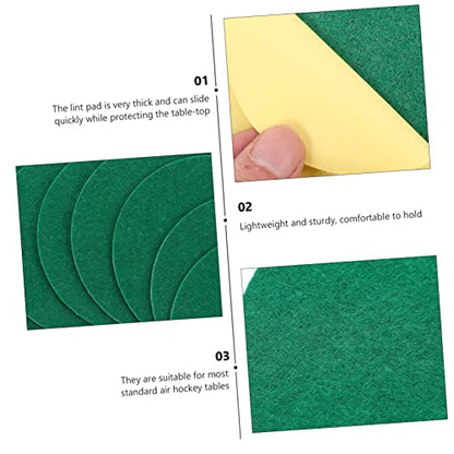 20 Pcs Hockey Flannel Air Hockey Pad Ice Pusher Mat Durable Accessories Cloth Parts