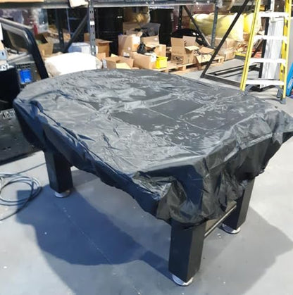 SUNSURE Black 64 x 45 x 18.8(LxWxH) inch Foosball Table Cover Soccer Table Cover Waterproof Dustproof Foosball Tables Protection Furniture Sets Cover (silver) - color: silver