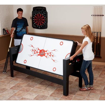 Fat Cat 3-in-1 6' Flip Multi-Game Table - color: Blue Cloth Playfield
