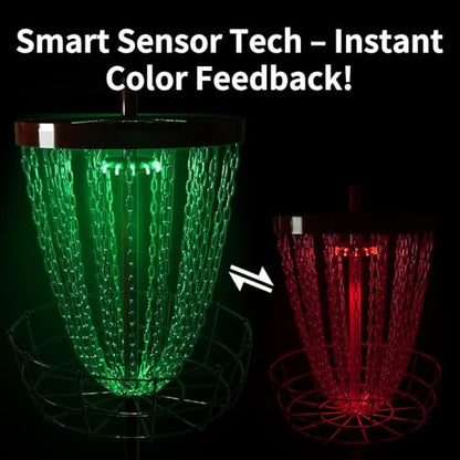Disc Golf Basket Sensor Light | Automatic Sensor Lighting + Automatic Color-Changing Function | Compatible with Universal Disc Golf Baskets - color: 48MM