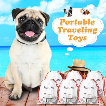Sotiff 36 Sets Dog Tic Tac Games for Kids Dog Party Favors Goody Bag Stuffers Classroom Exchange Gifts Outdoor Indoor Activities for Adults Kids School - style: Dog