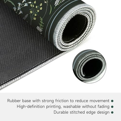 Mahjong Mat for Table - Durable Mahjong Table Cover with Unique Design, Premium Mahjong Accessories, Perfect Mahjong Gifts for Women, Game Mat for Mahjong and Board Game Enthusiasts (Forest Night) - style: Forest Night