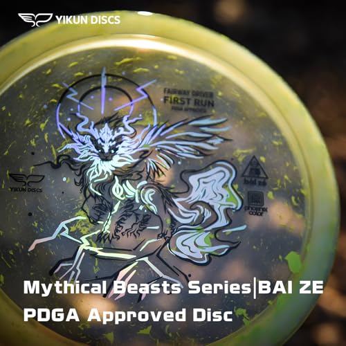 Yikun PDGA Disc Golf Fairway Driver|Pro Worlds 2025 Limited Edition|170-176g Perfect for Outdoor Games and Competition - color: yellow